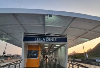 A estação Leila Diniz, no corredor Transolímpica do BRT - Divulgação