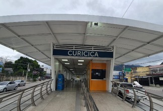 A estação Curicica do BRT - Divulgação