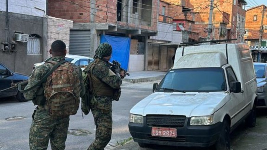 Polícia Militar no Complexo da Maré (Foto: Divulgação)