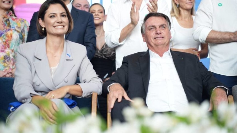 Michelle e Jair Bolsonaro - Foto: Reprodução
