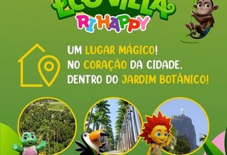 Voltada ao público infantojuvenil, EcoVilla Ri Happy será inaugurada neste sábado no Parque Jardim Botânico