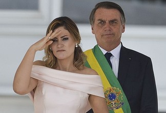 Michelle e Jair Bolsonaro - Marcelo Camargo/Agência Brasil