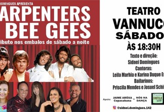 Carpenters e Bee Gees - O tributo ´e um dos destaques da Agenda Cultural do Rio de Janeiro