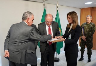 Célia Jordão, Alckmin e André Ceciliano