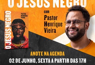Deputado e pastor Henrique Vieira lança livro O Jesus Negro no Rio de Janeiro