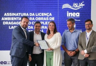 Governador assina licença ambiental para obras de dragagem no Complexo Lagunar da Barra e de Jacarepaguá. (Rafael Campos)