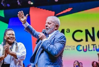 Lula em evento nesta segunda (4) – Reprodução/Instagram