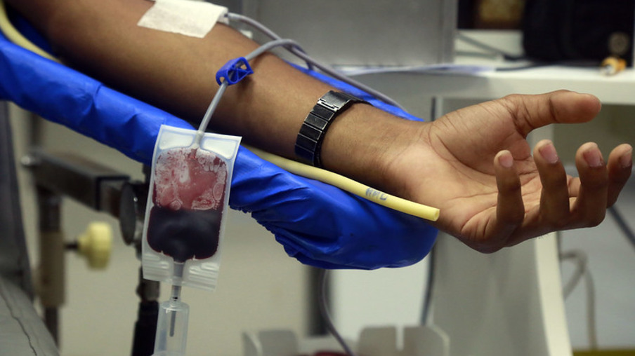 A doação de sangue de uma pessoa pode salvar até quatro vidas - Arquivo/Prefeitura do Rio