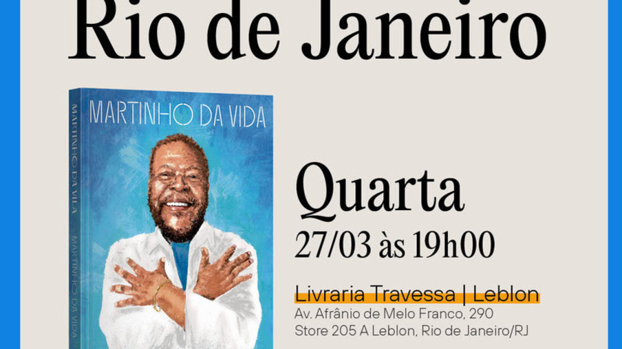 Martinho da Vila lança livro de memórias hoje no Rio de Janeiro