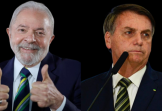 O presidente Lula e o ex-presidente inelegível Jair Bolsonaro