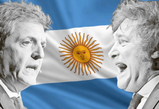 Eleições na Argentina Sergio Massa e Javier Milei