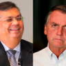 Flávio Dino, ministro do STF, e Jair Bolsonaro, ex-presidente do Brasil. Foto: reprodução