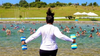 As atividades na piscina são as mais procuradas pelos interessados - Theo Theodoro/Prefeitura do Rio