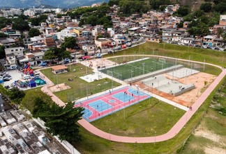 O Parque Esperança é uma área de lazer com cerca de 14 mil metros quadrados - Rafael Catarcione/Prefeitura do Rio