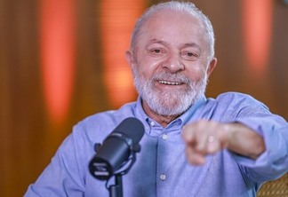 O presidente Lula durante o Conversa com o Presidente desta terça, 24/10. Foto: Ricardo Stuckert / PR