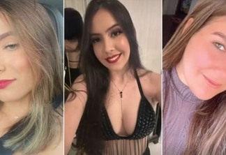 Vitória Cesário, Letícia Hellen e Lowrrana Bessa morreram após o carro em que estavam capotar no interior do Ceará. Foto: Arquivo Pessoal