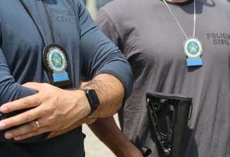 Agentes da Polícia Civil localizaram líder de facção de tráfico de drogas do estado da Paraíba pós levantamentos de inteligência e troca de informações. (Carlaile José Rodrigues)