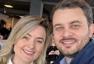 A deputada bolsonarista Júlia Zanatta (PL-SC) e Guilherme Colombo, seu marido. Foto: Reprodução