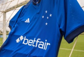 A Betfair é a nova patrocinadora do Cruzeiro Foto: Betfair