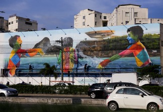 Novo mural de Eduardo Kobra em Niterói Alex Ramos/Divulgação