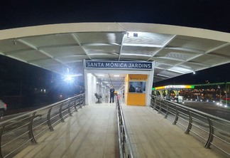 A estação Santa Mônica Jardins - Divulgação