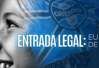 Campanha Entrada Legal: Eu te apoio de coração, promovida pela Arena do Grêmio Camejo Comunicação