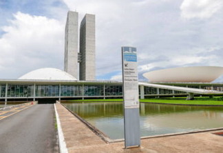 Fachada do Congresso Nacional, a sede das duas Casas do Poder Legislativo brasileiro. - Foto: Roque de Sá/Agência Senado