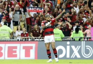 Gabigol marcou na vitória do Fla sobre o Leão (Crédito: Úrsula Nery/Agência FERJ)