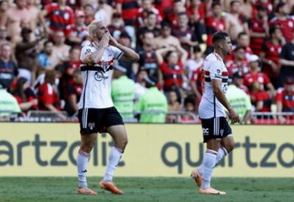 Calleri comemora gol contra o Flamengo no Maracanã Rubens Chiri/São Paulo Futebol Clube