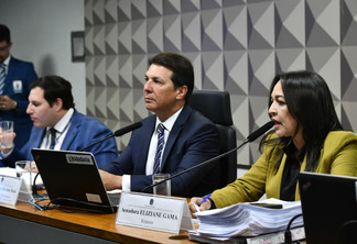 A senadora Eliziane Gama apresenta relatório da CPMI de 8 de Janeiro Geraldo Magela/Agência Senado