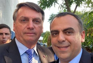 Anderson Moraes e Bolsonaro. Foto: Reprodução