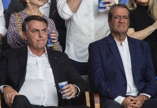 Bolsonaro e Valdemar Costa Neto. Foto: reprodução