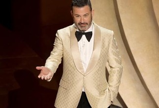 Jimmy Kimmel durante cerimônia de apresentação do Oscar 2024. (Foto: Reprodução)