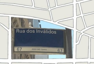 Rua dos Inválidos, no Centro, será interditada para obras a partir de segunda-feira