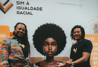 Luana Génot e Tom Mendes apresentam a nova IA do Instituto Identidades do Brasil Divulgação: ID_BR