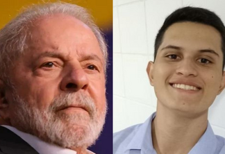 Presidente Luiz Inácio Lula da Silva (PT) e o bolsonarista André Luiz, que propôs assassinar o Chefe de Estado - Foto: Reprodução