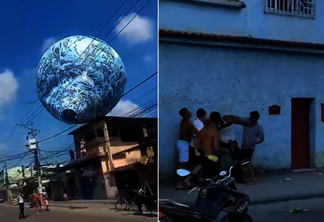 Incidente aconteceu na rua do bairro Jardim Xavante, em Belford Roxo, Baixada Fluminense. (Foto: Reprodução)
