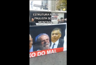 Bolsonaristas atacam ministros, STF e Lula na Paulista. Foto: Reprodução