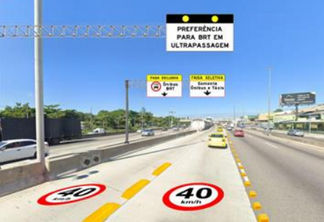 Os veículos que utilizarem as faixas exclusivas do corredor Transbrasil terão que reduzir a velocidade perto das estações - Reprodução
