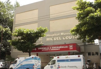 Bebê foi levado ao Hospital Municipal Miguel Couto, no Leblon Divulgação/Prefeitura do Rio de Janeiro