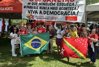 Ato no Eixão pede punição a envolvidos nos atos golpistas de 8 de janeiro - Reprodução/Facebook