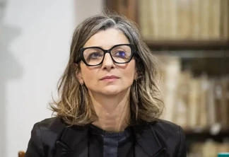 Foto: Francesca Albanese, em 3 de janeiro de 2024, em Ariano Irpino, Itália [Ivan Romano/Getty Images]