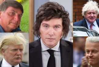 Jair Bolsonaro, Javier Milei, Geert Wilders, Boris Johnson e Donald Trump