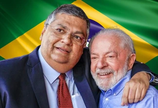 Flávio Dino e Lula - Foto: Reprodução do Twitter - Fotomontagem DC