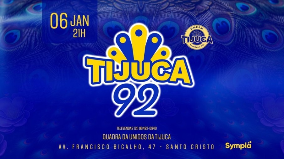 Unidos da Tijuca comemora 92 anos de fundação recebendo as co-irmãs em grande festa