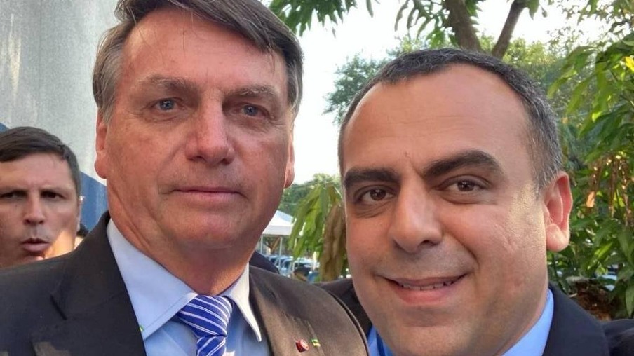 Anderson Moraes e Bolsonaro. Foto: Reprodução