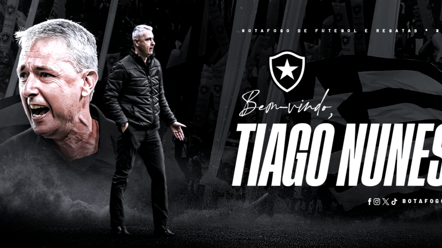 Tiago Nunes é o novo treinador do Botafogo