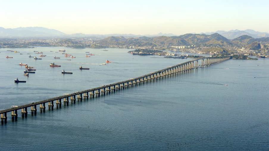 A ponte Rio-Niteroi. Foto: reprodução