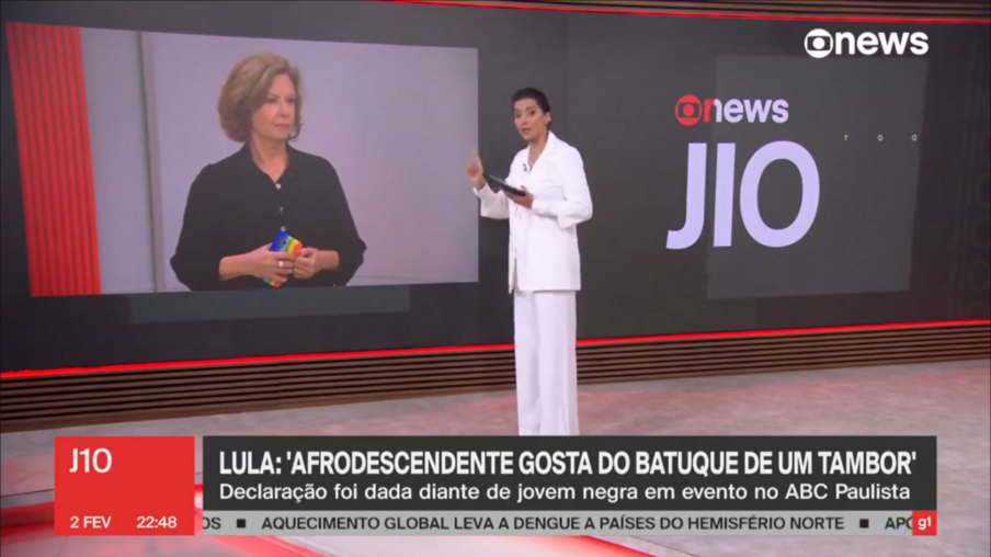 Eliane Cantanhêde e Aline Midlej durante o Jornal das Dez, da GloboNews. Foto: Reprodução