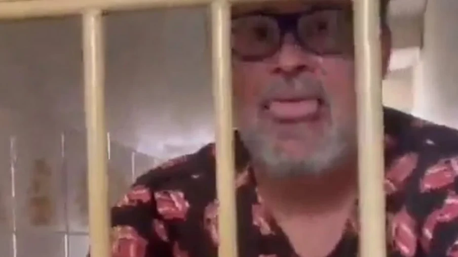 Célio Donizeti Custódio Sobrinho, de 53 anos, que fez ofensas racistas a vizinha em Nova Esperança-MG. Créditos: Reprodução /Redes Sociais